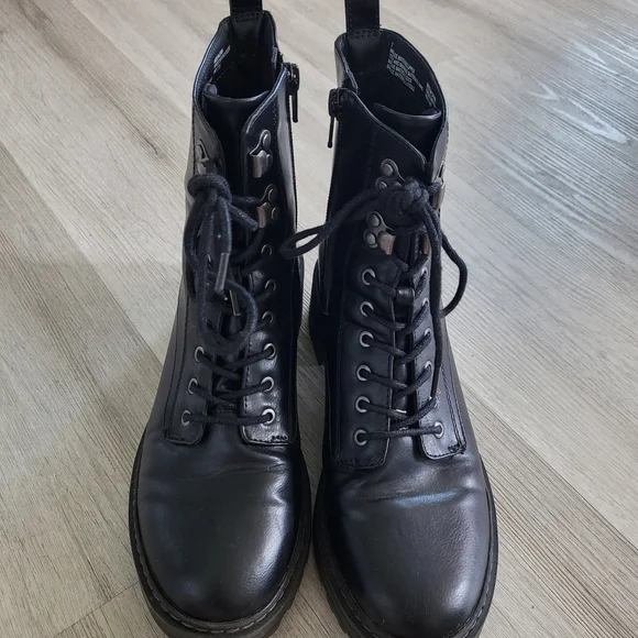 Target Black Combat Boots - Picture 2 of 5